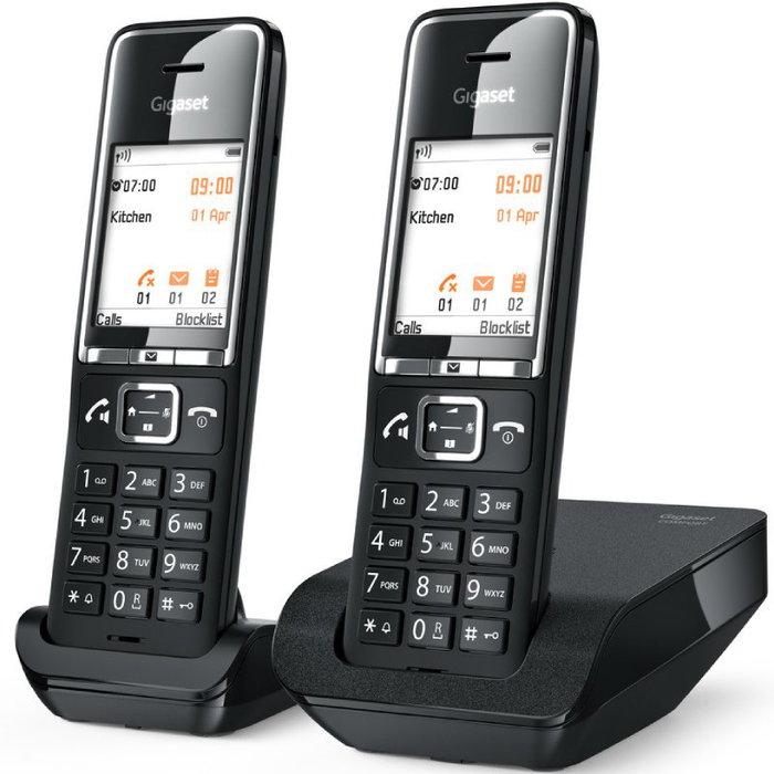 Gigaset COMFORT 550 duo Teléfono analógico Negro Gigaset COMFORT 550 duo Teléfono analógico Negro